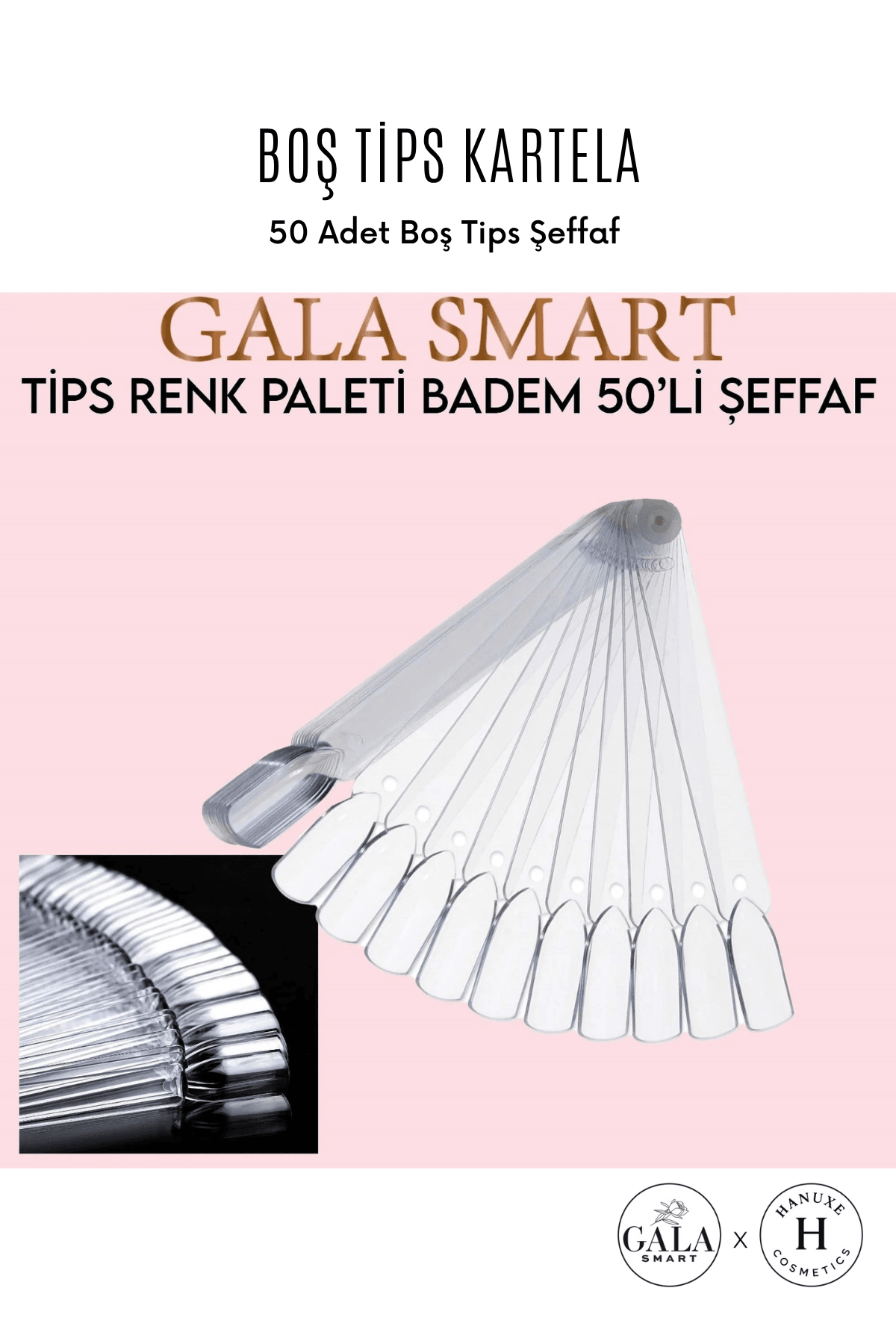 50Lİ BADEM ŞEFFAF TIPS