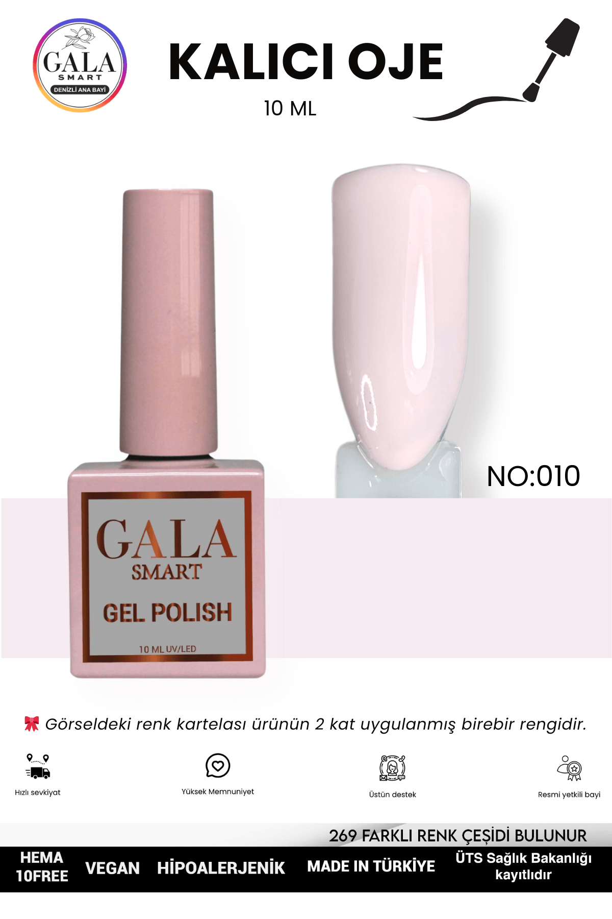 PEMBE KALICI OJE 10 ML - 010