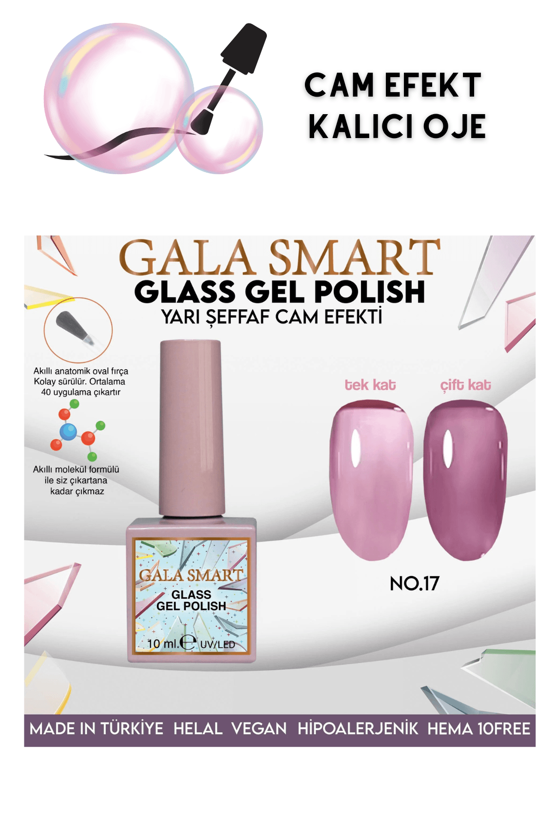 CAM EFEKT GLASS KALICI OJE - 17
