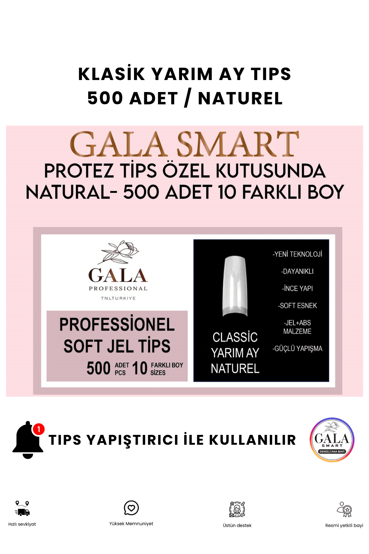 Yarım Ay Tips  - KLASİK NATUREL 500