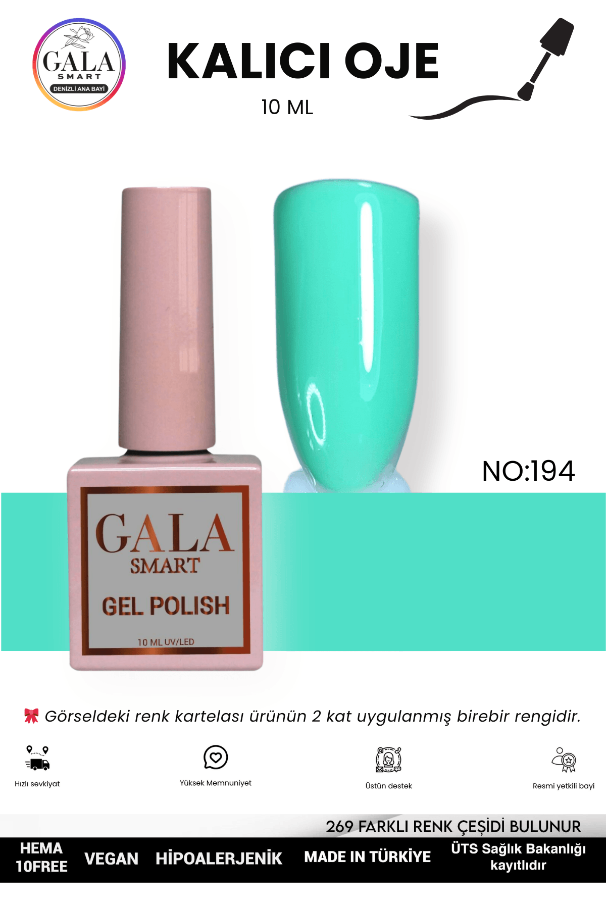 MAVİ KALICI OJE 10 ML - 194