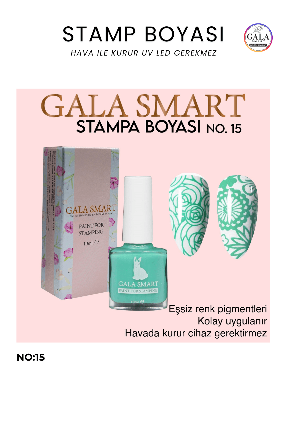 Stamp Boyası - 15 AÇIK YEŞİL