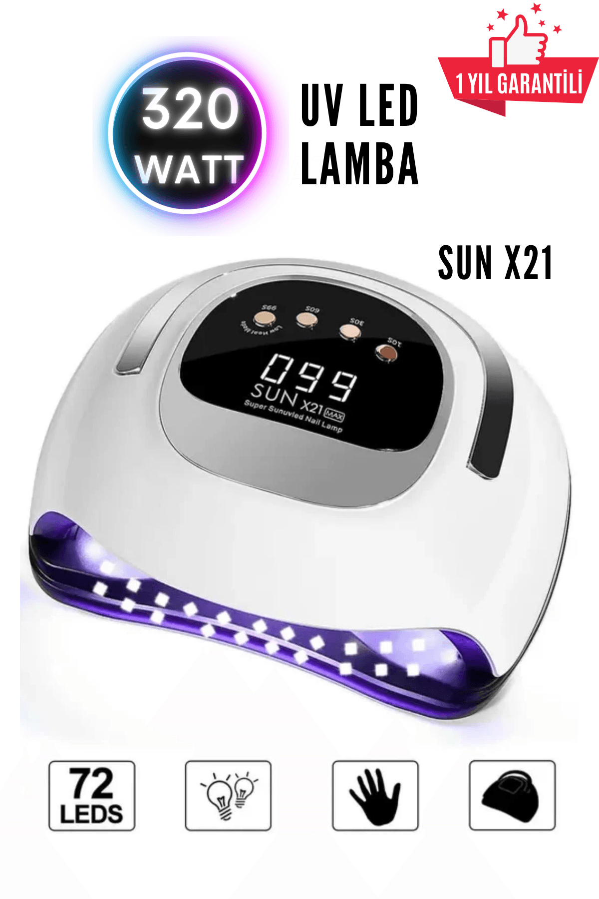 Sun X21 - 320w Uv Led Kurutucu