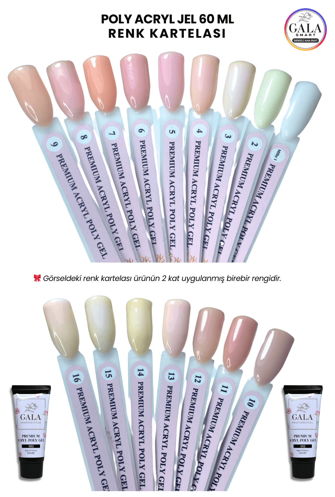 ACRYL POLY JEL PREMIUM 60 ML PROTEZ TIRNAK JELİ
