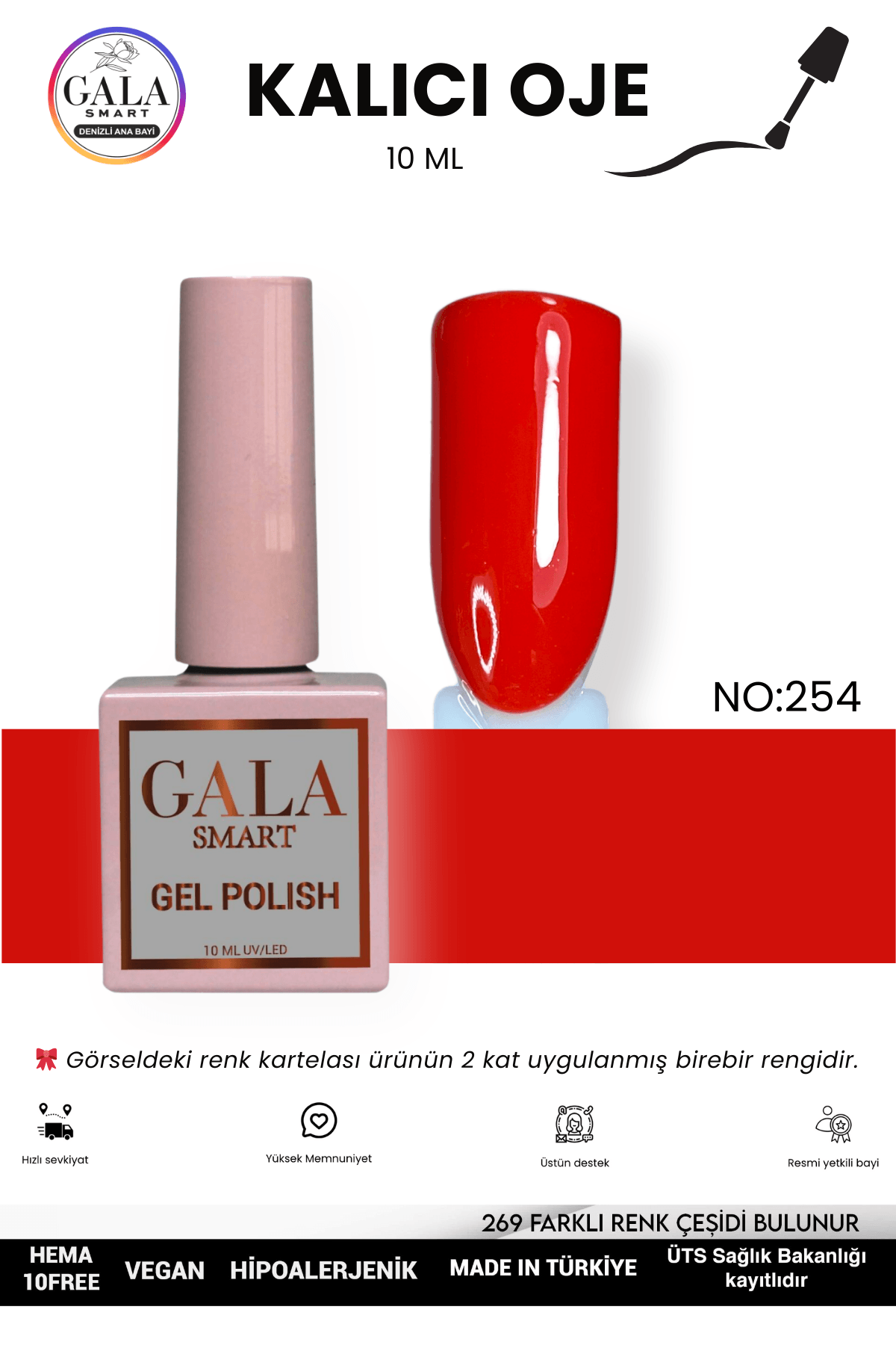 KIRMIZI KALICI OJE 10 ML - 254