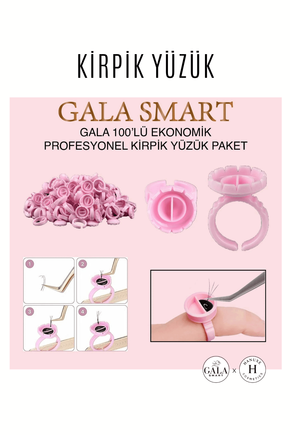 KİRPİK YAPIŞTIRICI YÜZÜĞÜ 100LÜ