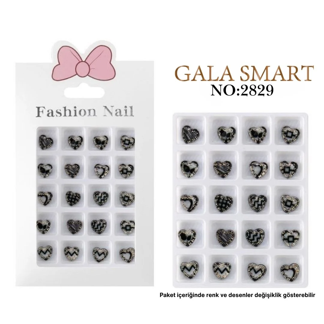 3D charm süsleme nail art 2829 