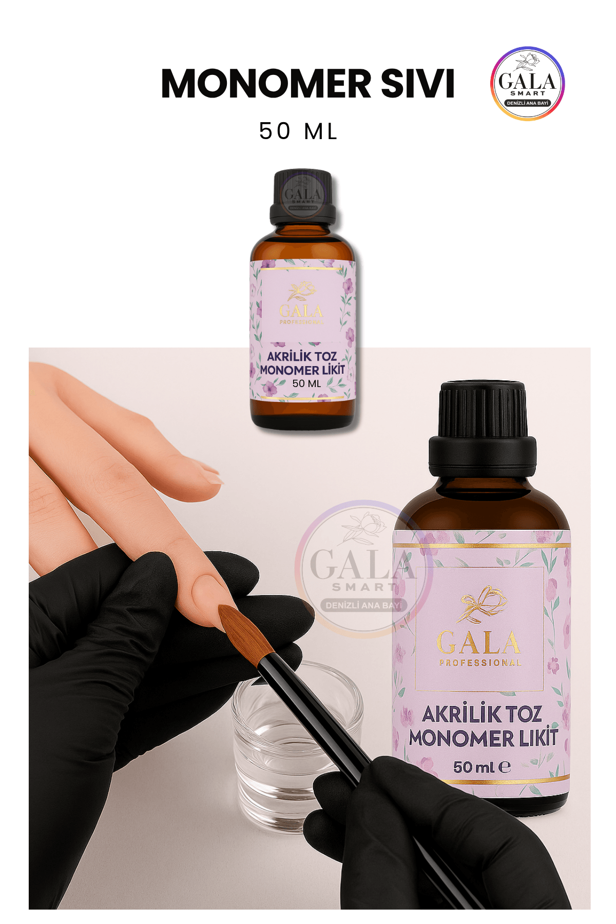 Monomer Sıvı Akrilik Tırnak Uygulamaları İçin