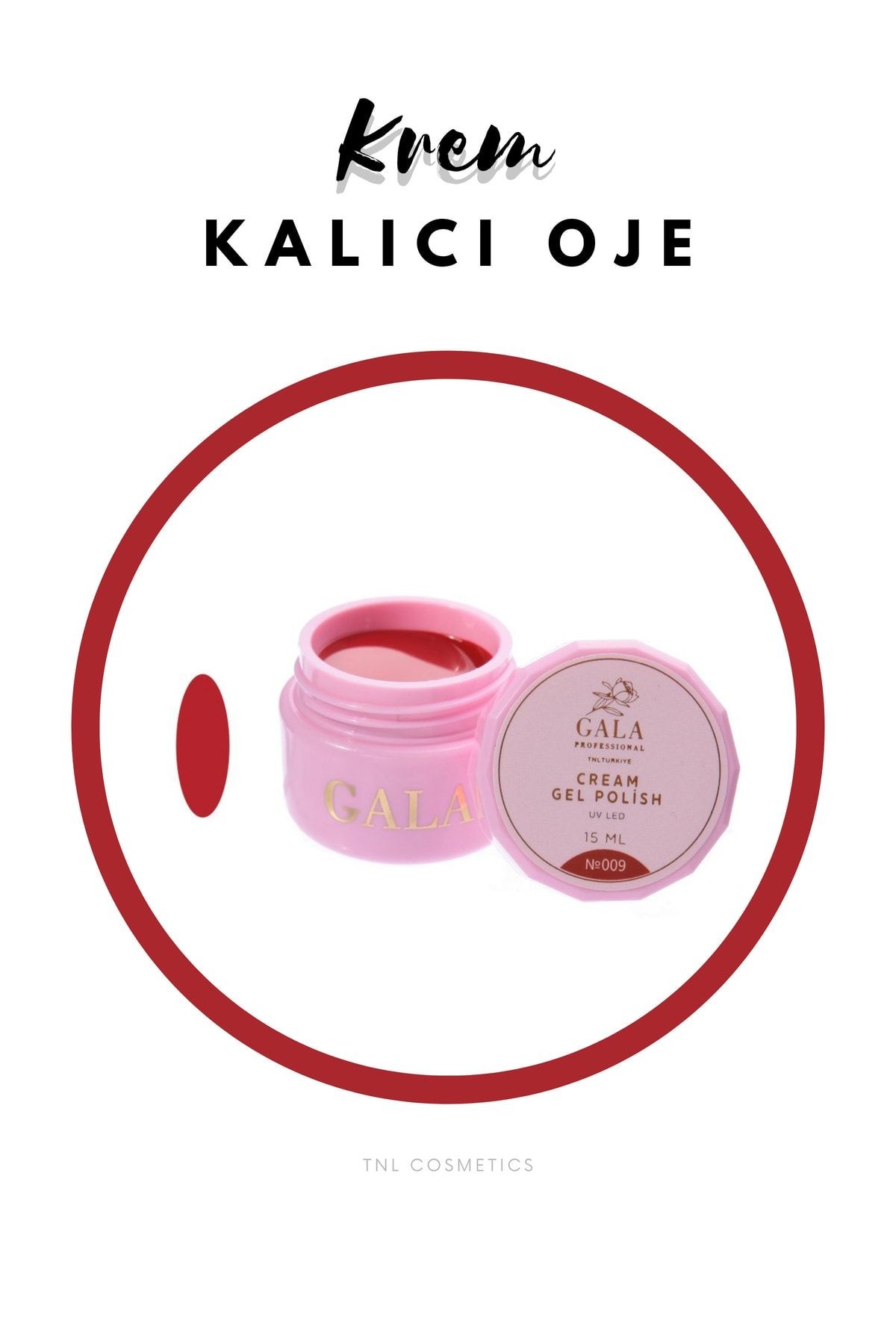 KREM KALICI OJE - 09 kırmızı