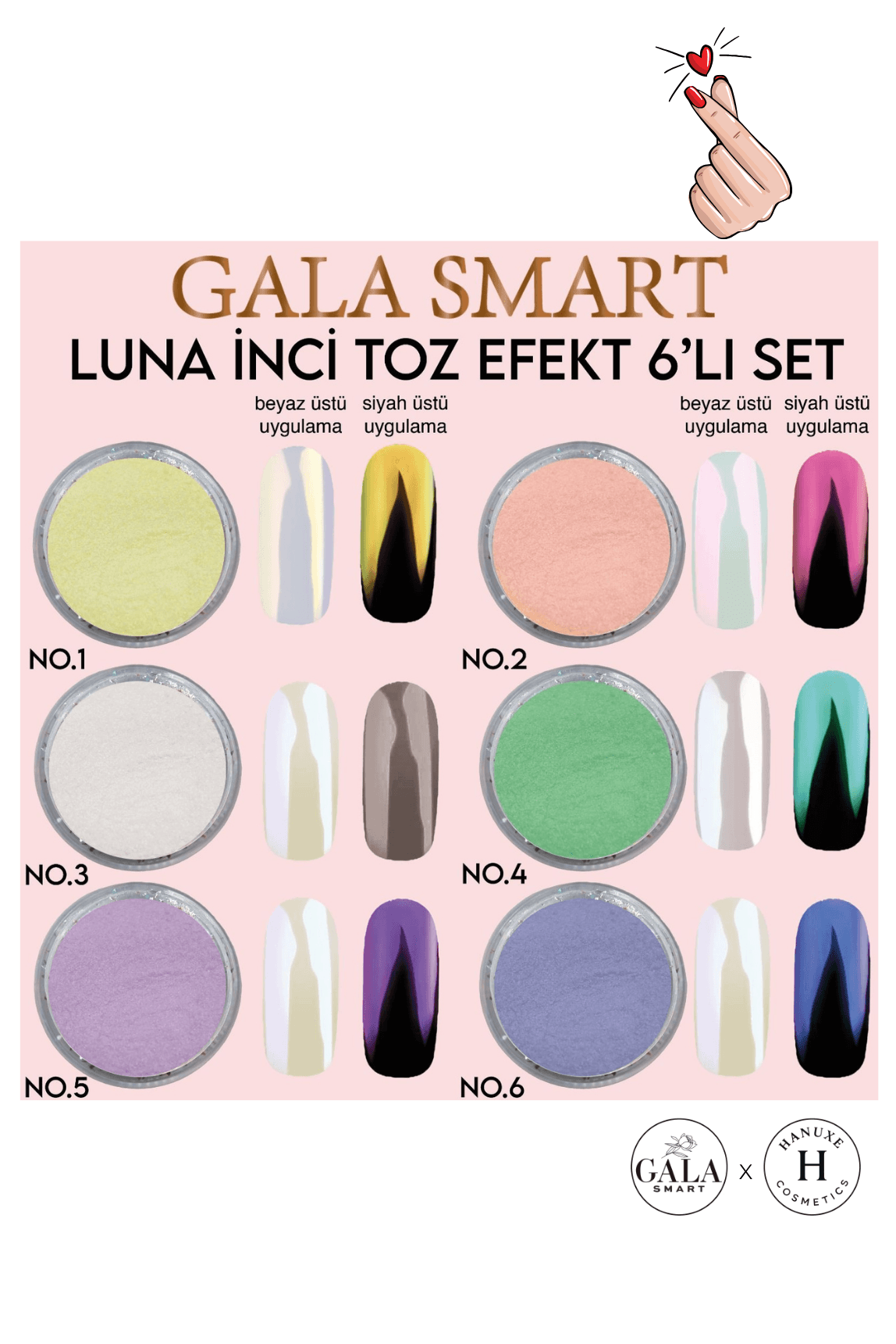 İNCİ TOZU SETİ 6LI