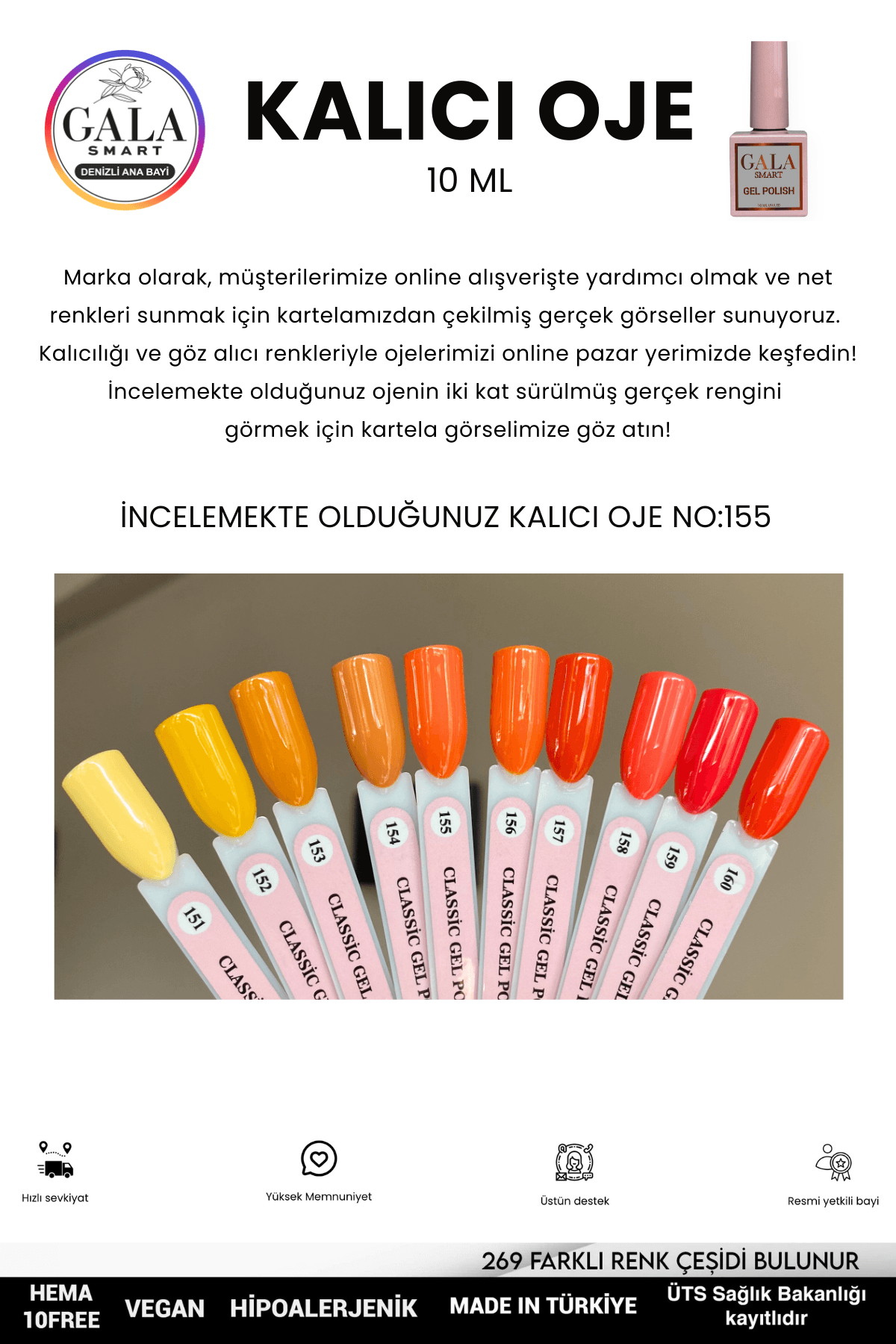 TURUNCU KALICI OJE 10 ML