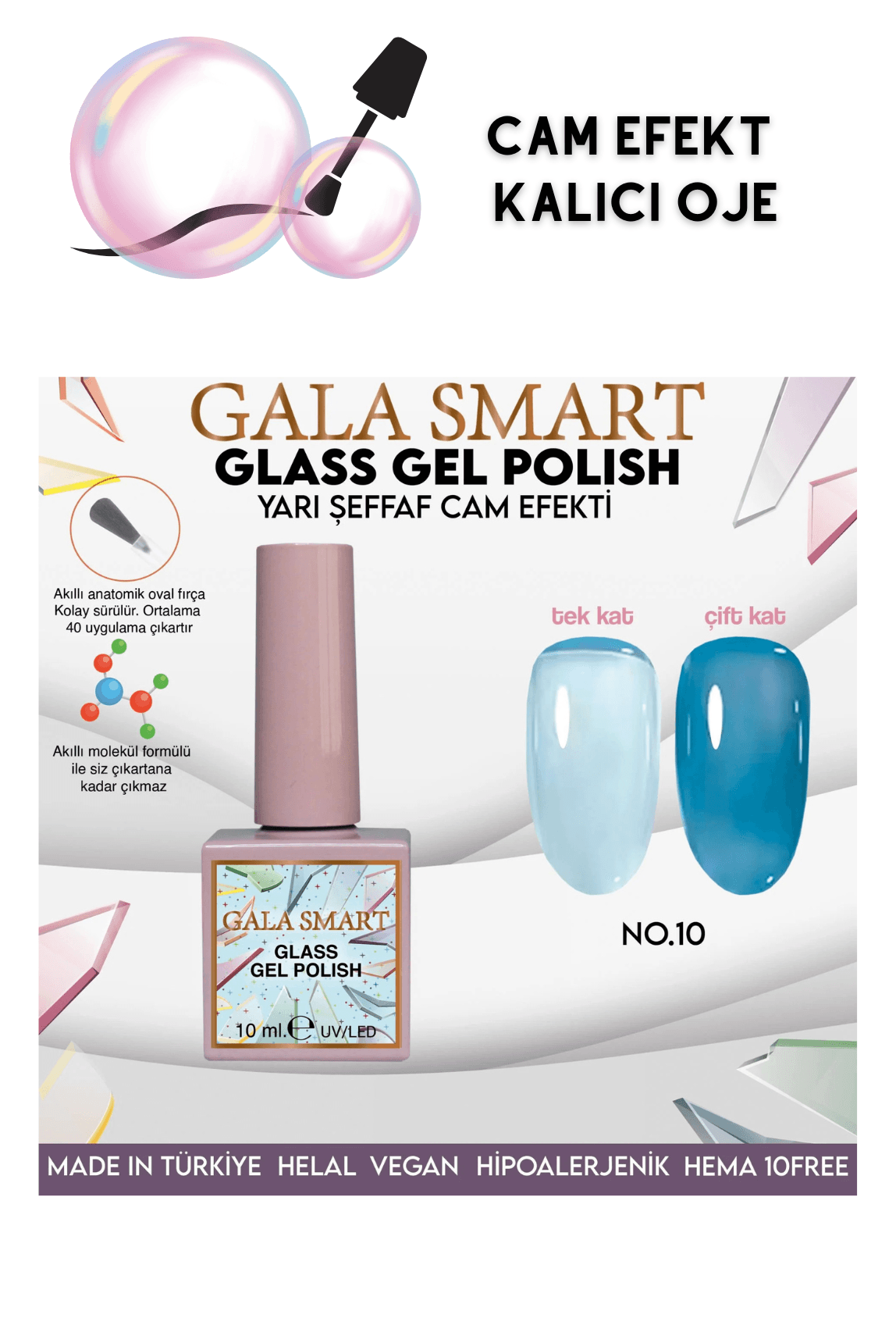 CAM EFEKT GLASS KALICI OJE - 10