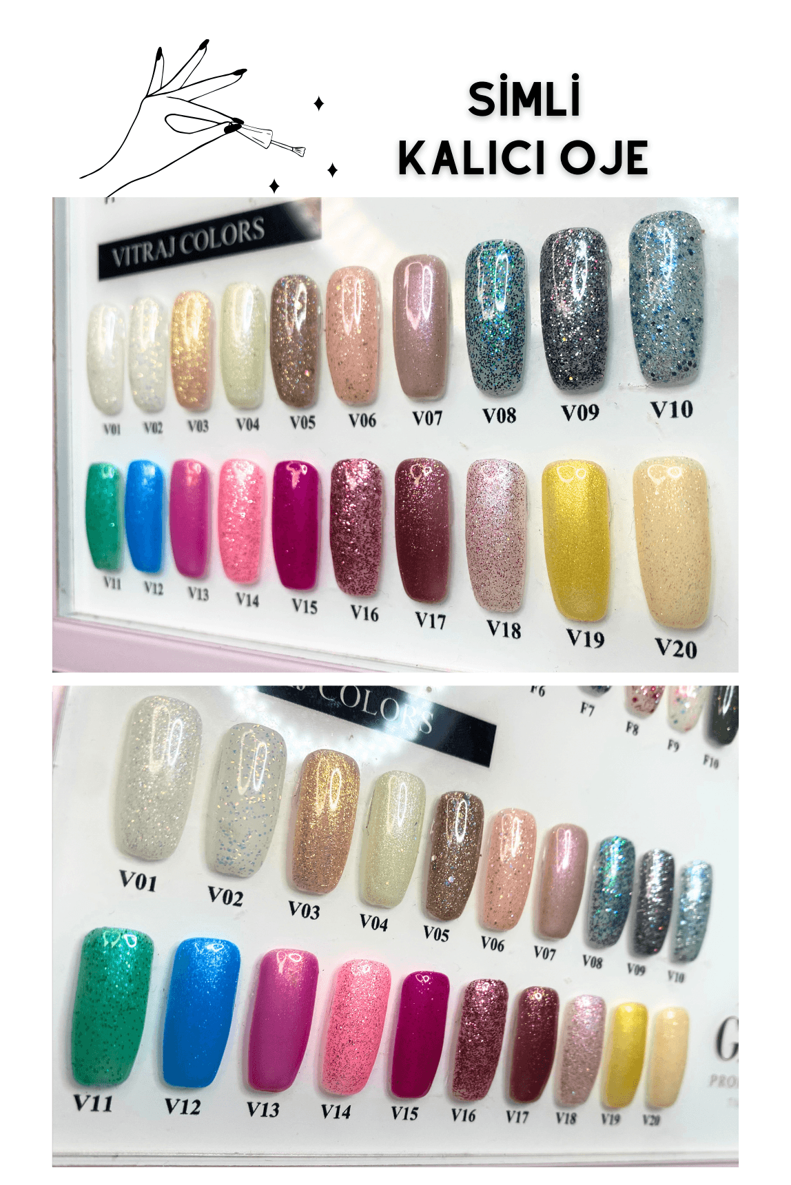 YARI ŞEFFAF SİMLİ VITRAJ KALICI OJE