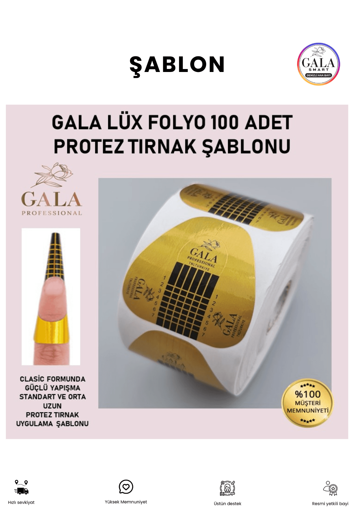 Protez Tırnak Şablonu