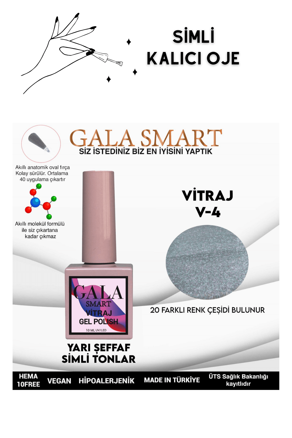 YARI ŞEFFAF SİMLİ VITRAJ KALICI OJE - 4