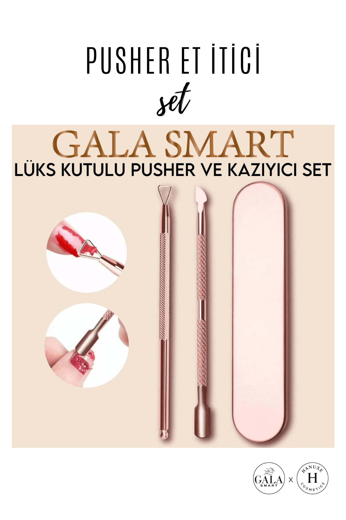 ÖZEL KUTULU PUSHER+KAZIYICI İKİLİ SET
