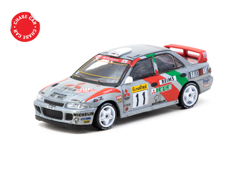 Tarmac Works Mitsubishi Lancer Evolution II Rallye Monte-Carlo 1995 #11 GLOBAL64 