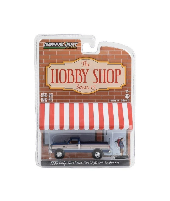 Greenlight The Hobby Shop Series #15 1993 Dodge Ram Power Ram 250 With Backpacker