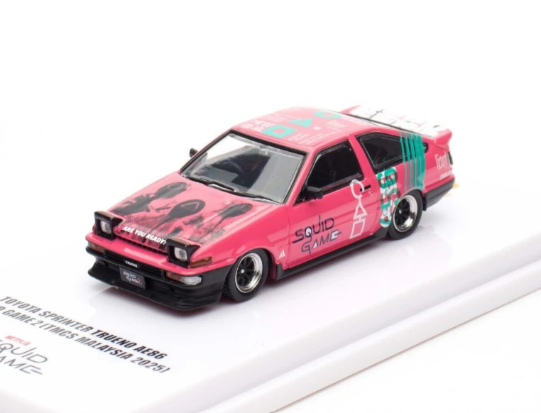 Inno64 Toyota Sprinter Trueno "Squid Game" TMCS Malaysia 2025 INNO64 X TINY
