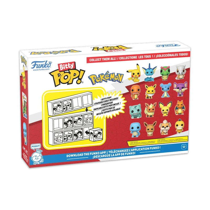 Funko Bitty Pop! Pokemon 4'lü Paket Seri 4