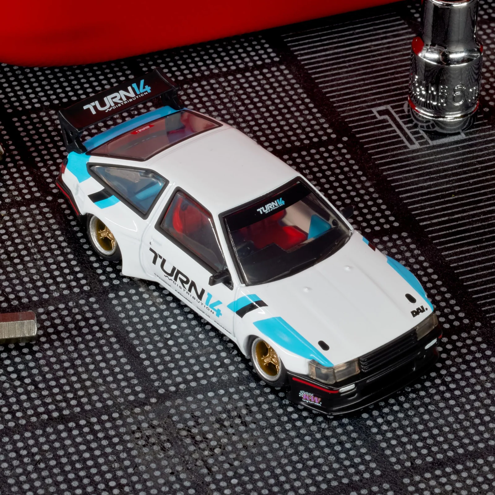 Hot Wheels Elite64 1989 Toyota Corolla Levin (AE86) Custom