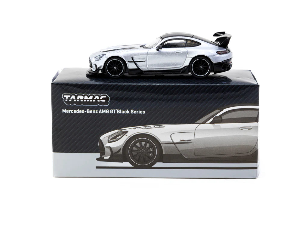 Tarmac Works Mercedes-Benz AMG GT Black Series Silver Metallic - GLOBAL 64
