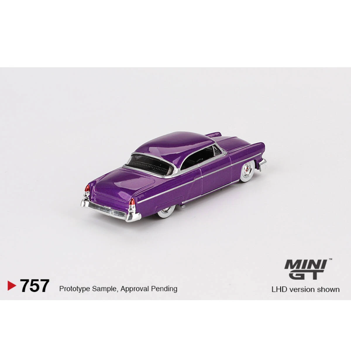 Mini GT Lincoln Capri Hot Rod 1954 Purple Metallic 