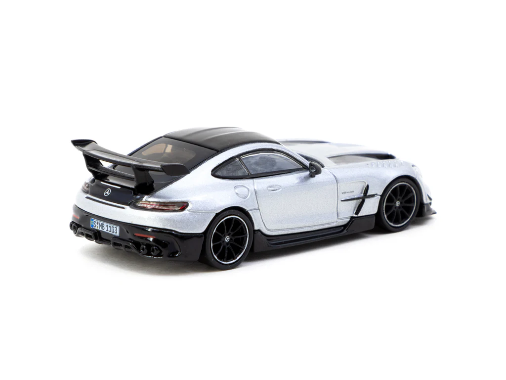 Tarmac Works Mercedes-Benz AMG GT Black Series Silver Metallic - GLOBAL 64