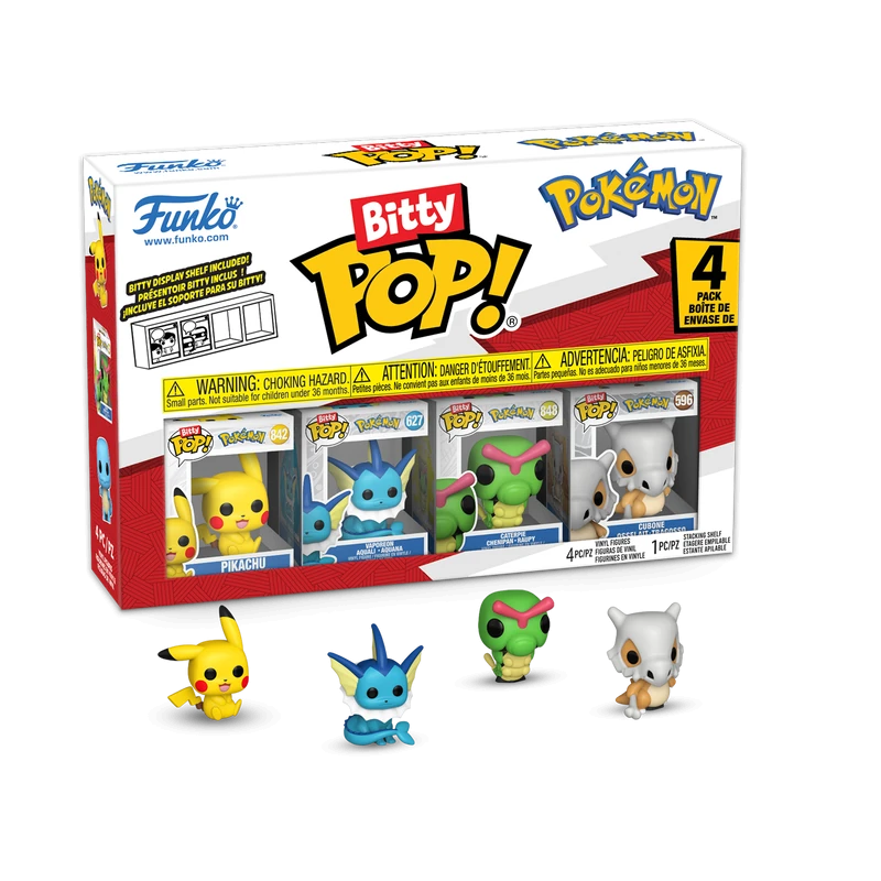 Funko Bitty Pop! Pokemon 4'lü Paket Seri 1 