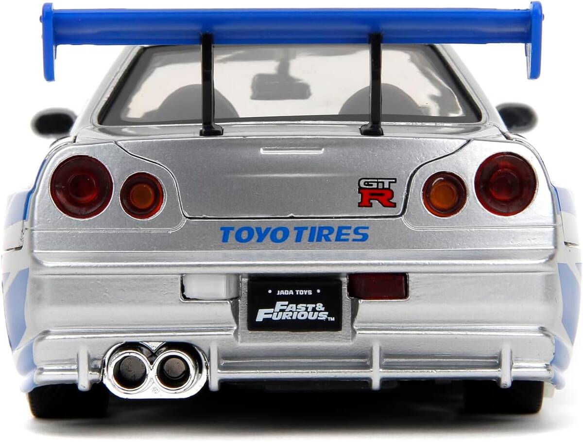 Jada 1:24 Fast&Furious Brian's Nissan Skyline GT-R (R34)