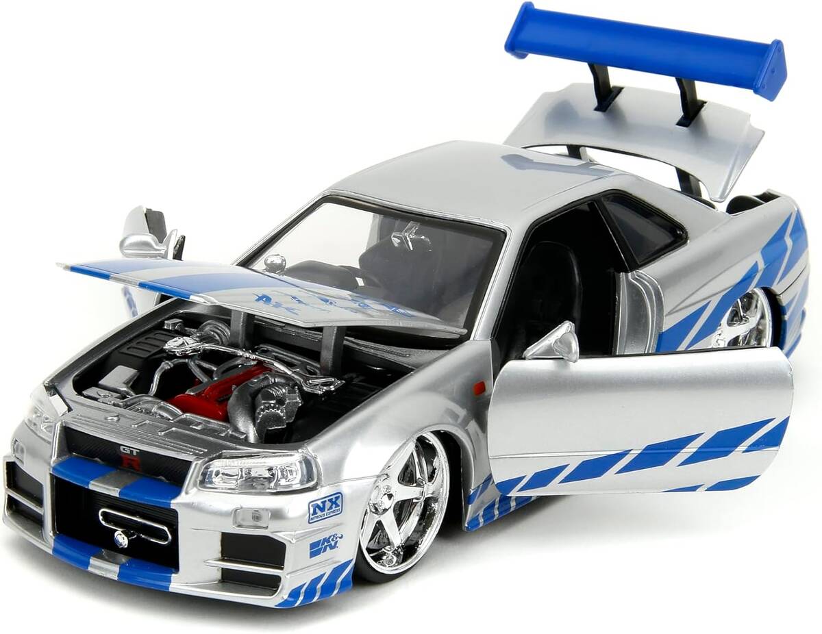 Jada 1:24 Fast&Furious Brian's Nissan Skyline GT-R (R34)