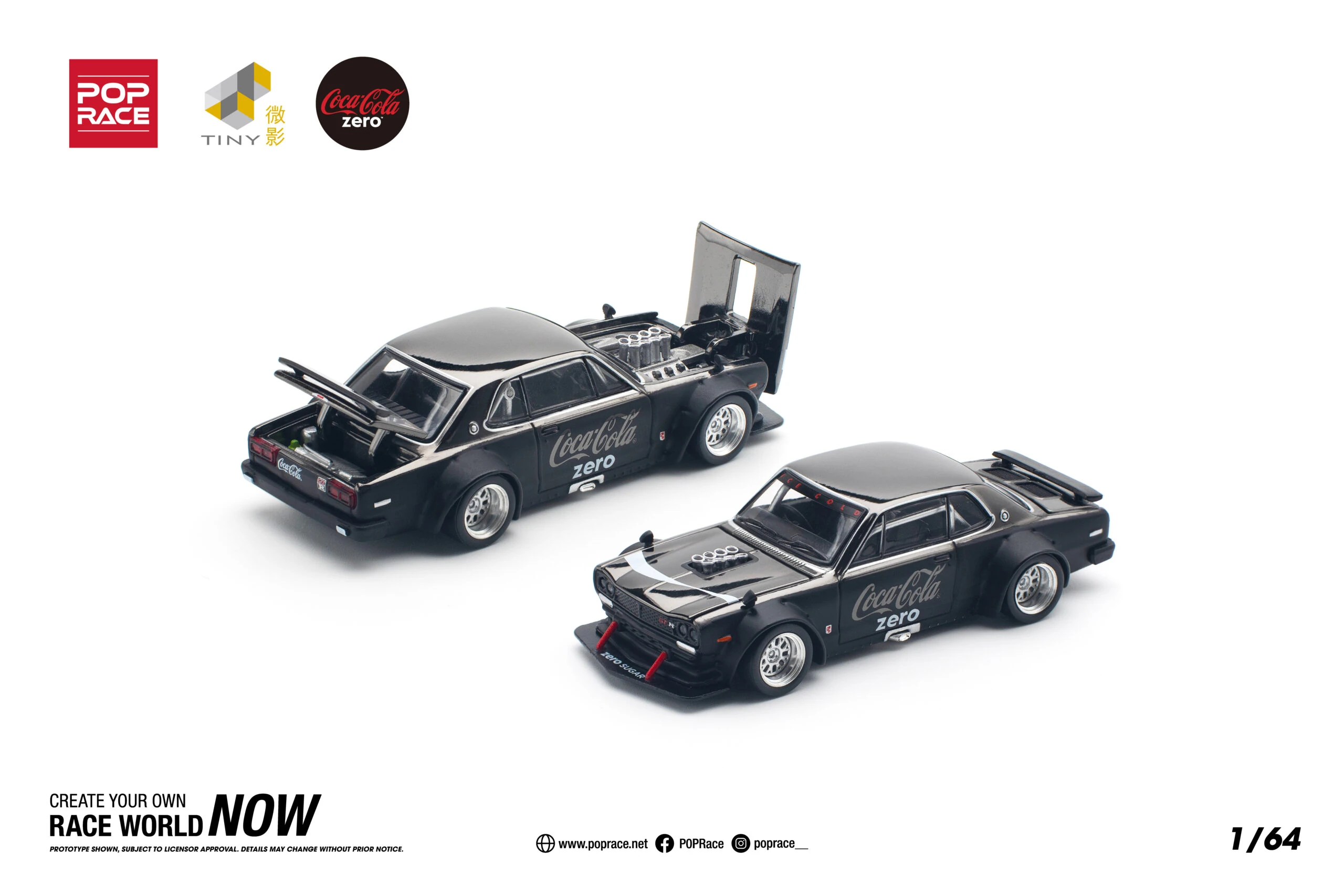 Pop Race Skyline GT-R V8 DRIFT (Hakosuka) Coca Cola