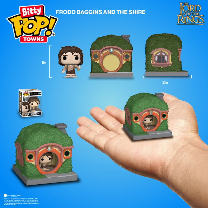 Funko Bitty Pop! Towns Frodo Baggins and The Shire