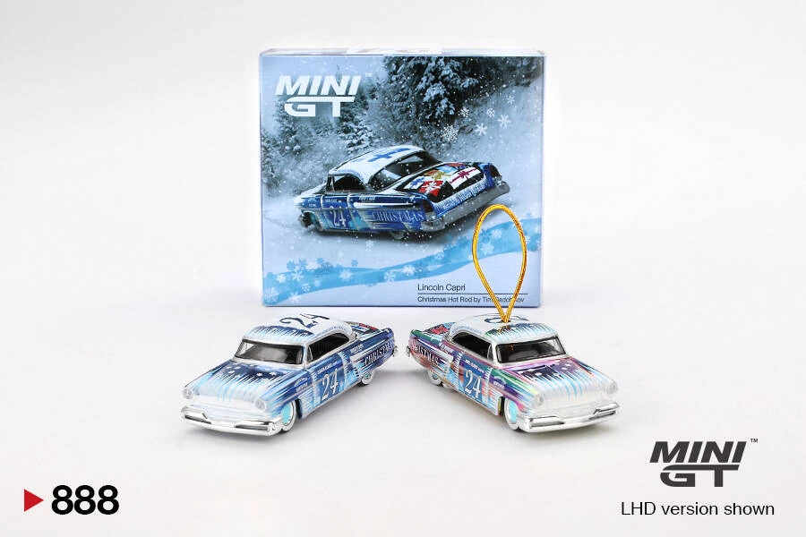 Mini GT Lincoln Capri Christmas Hot Rod by Tim Sadchikov 2024 Christmas Edition 