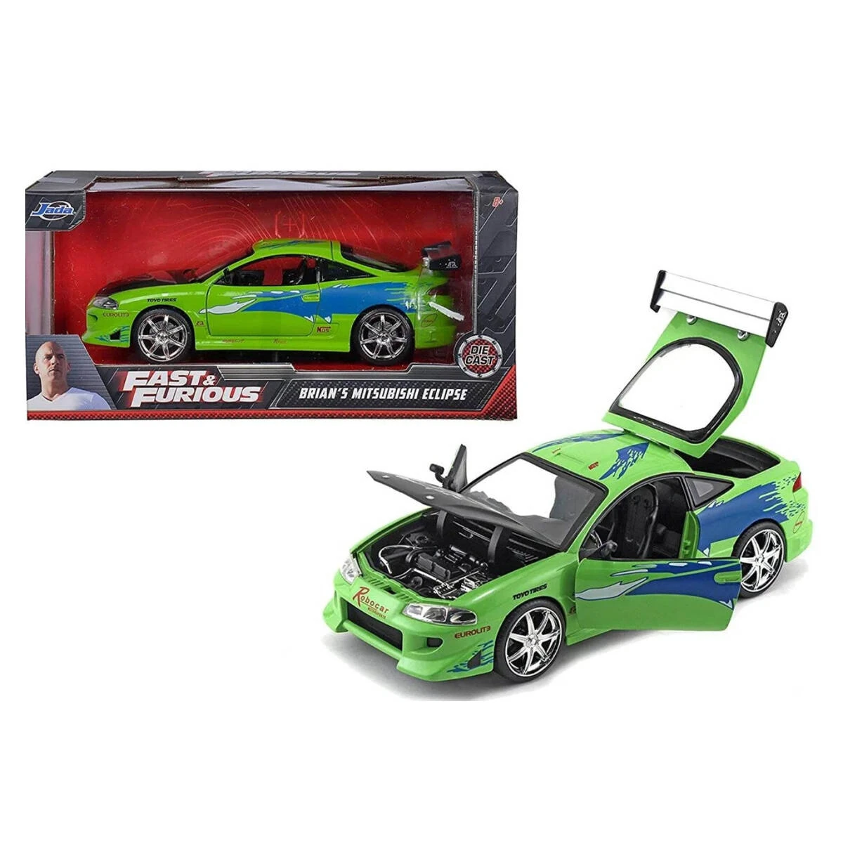 Jada 1:24 Fast&Furious Brian's Mitsubishi Eclipse