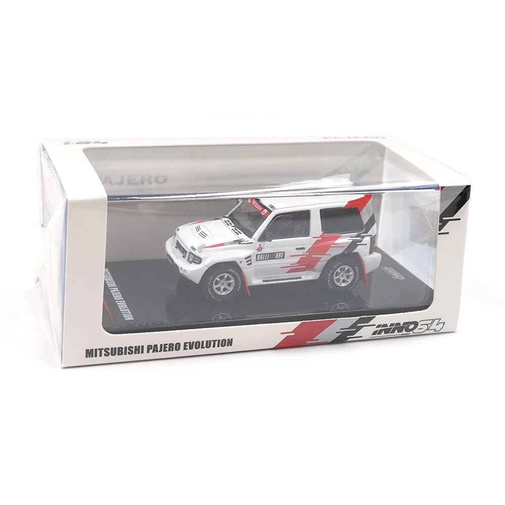 Inno Mitsubishi Pajero Evolution Ralliart White