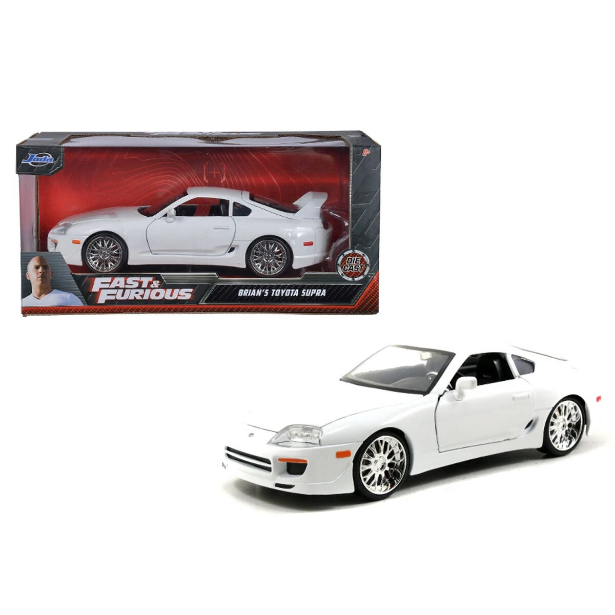Jada 1:24 Fast&Furious Brian's Toyota Supra White