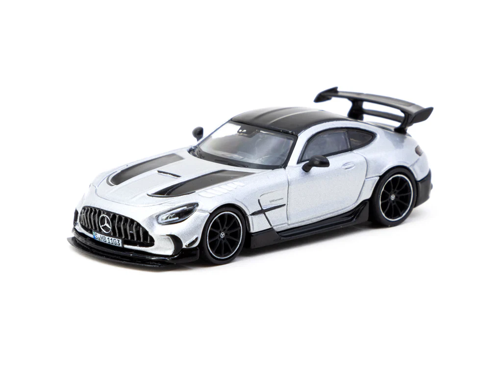 Tarmac Works Mercedes-Benz AMG GT Black Series Silver Metallic - GLOBAL 64