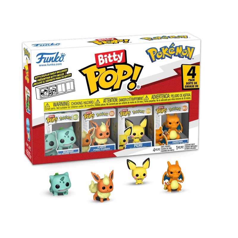Funko Bitty Pop! Pokemon 4'lü Paket Seri 3