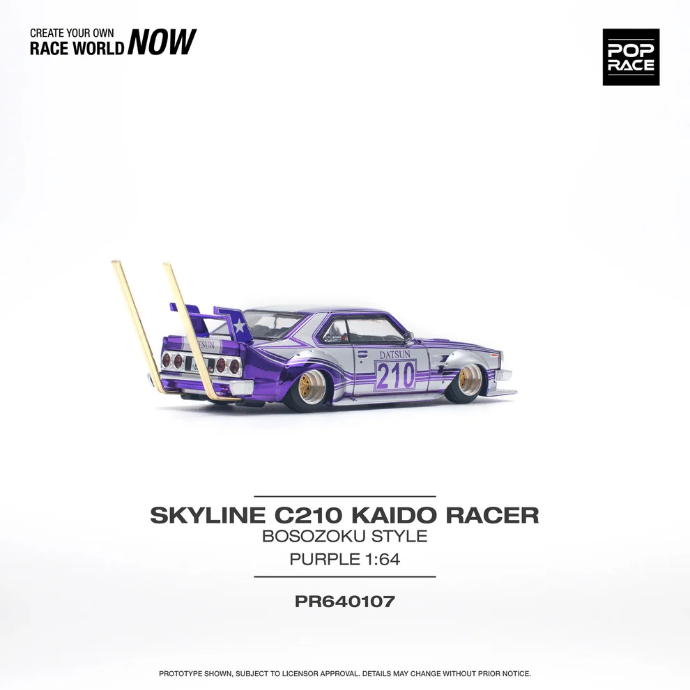 Pop Race Skyline C210 Kaido Racer Bosozoku Style Mor