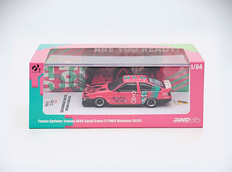 Inno64 Toyota Sprinter Trueno "Squid Game" TMCS Malaysia 2025 INNO64 X TINY