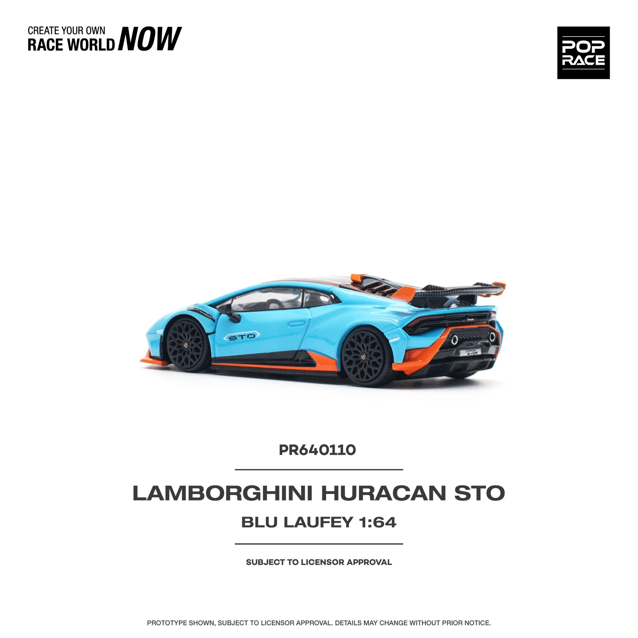 Pop Race Lamborghini Huracan Sto Blue Laufey 