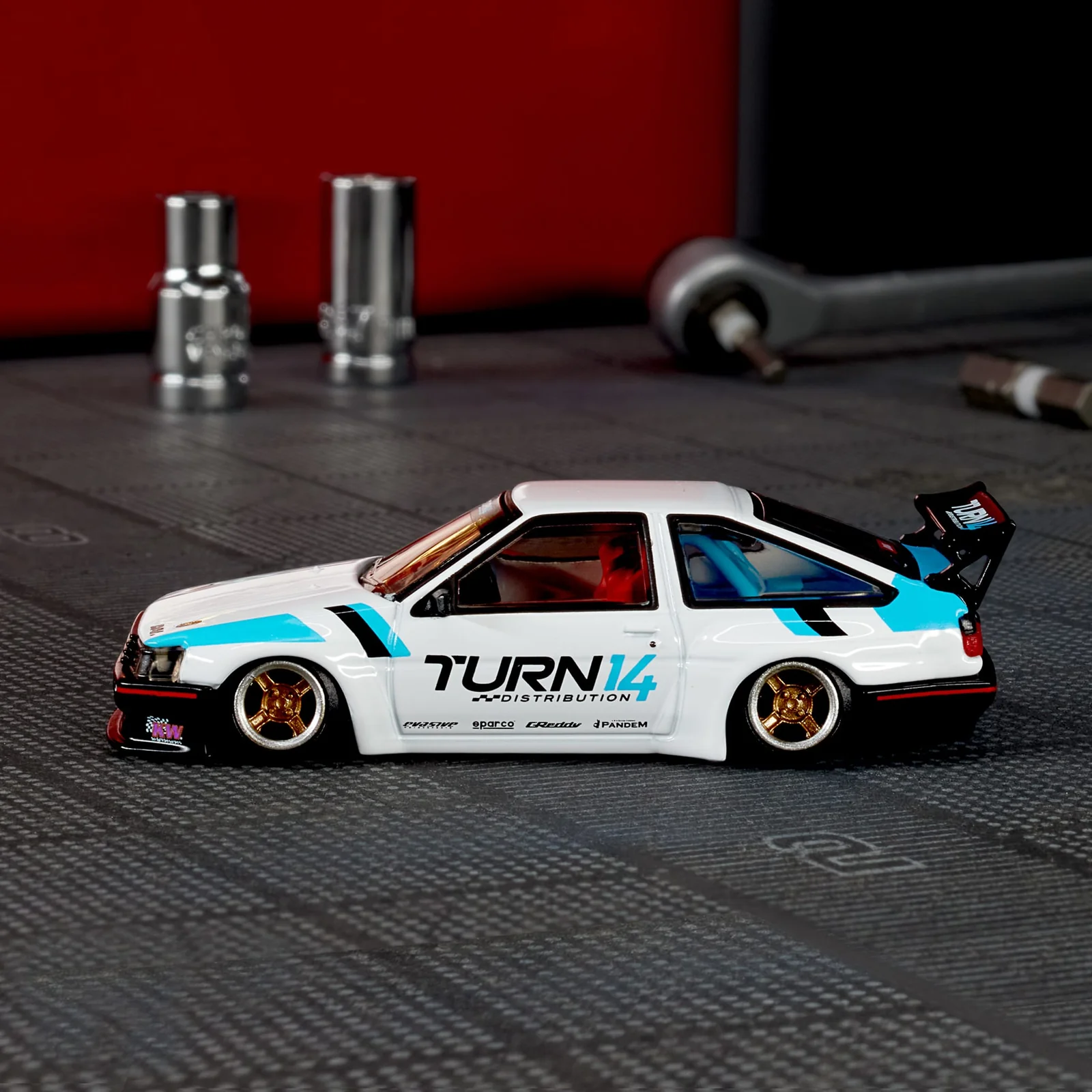 Hot Wheels Elite64 1989 Toyota Corolla Levin (AE86) Custom