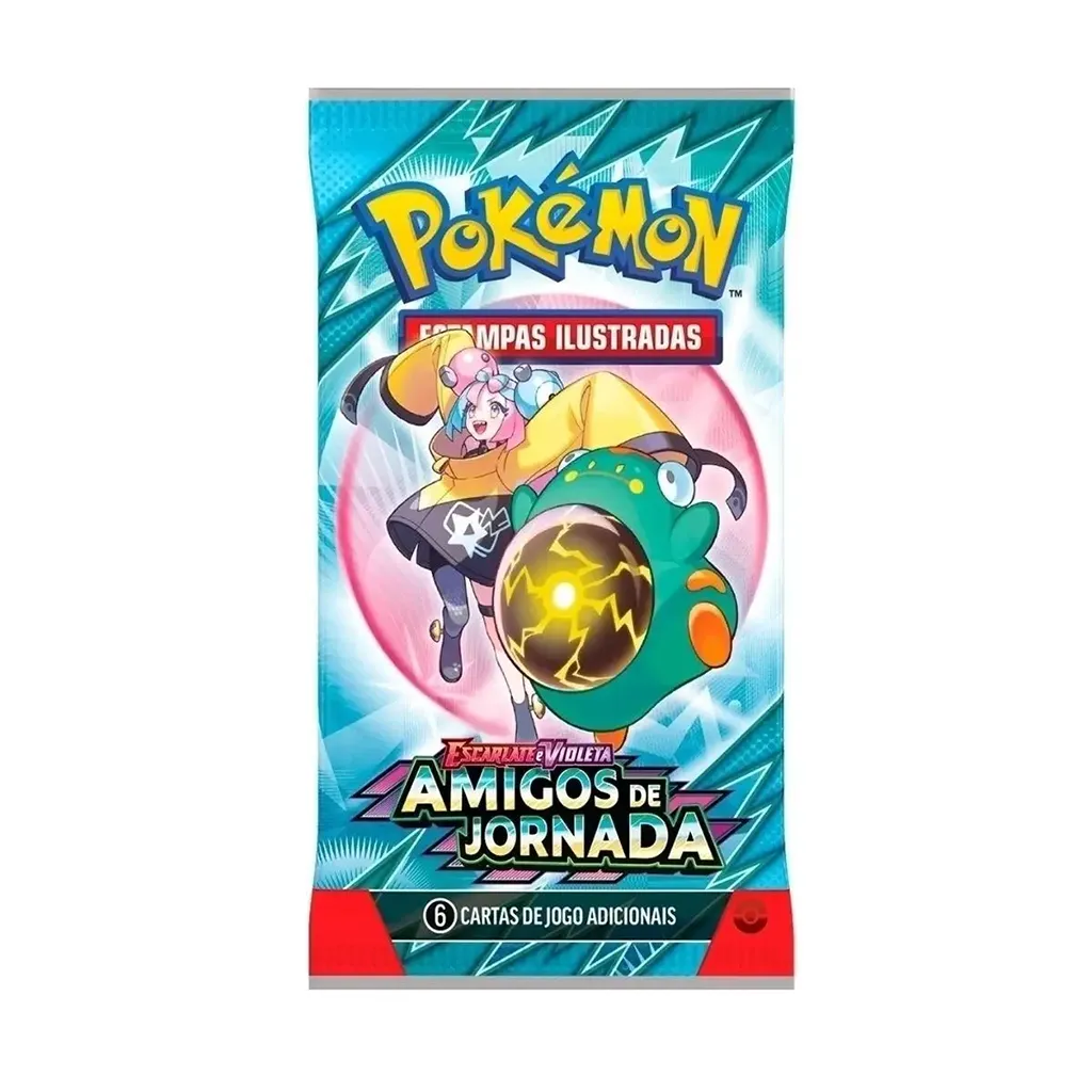 Pokemon TCG Journey Together Booster Pack (Portekizce 6 Kart)