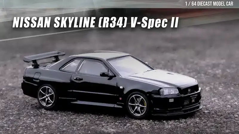 Inno NISSAN SKYLINE GT-R (R34) V-SPEC II BLACK 