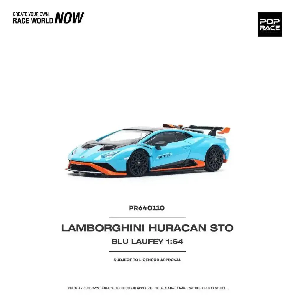 Pop Race Lamborghini Huracan Sto Blue Laufey 