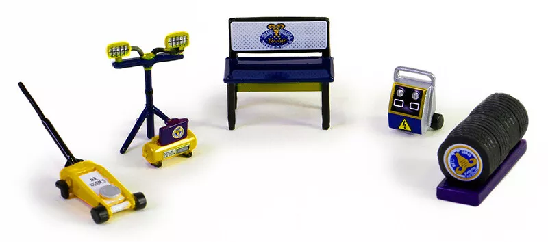 Greenlight 1/64 Auto Body Shop - Shop Tool Accessories Series 6 - Mr. Norm's Solid Pack