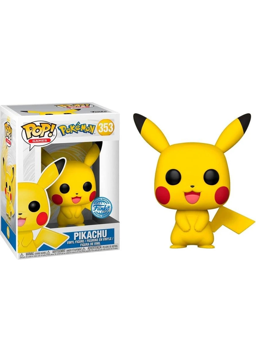 Funko Pop! Games Pokemon Pikachu Special Edition Vinyl Figure #353