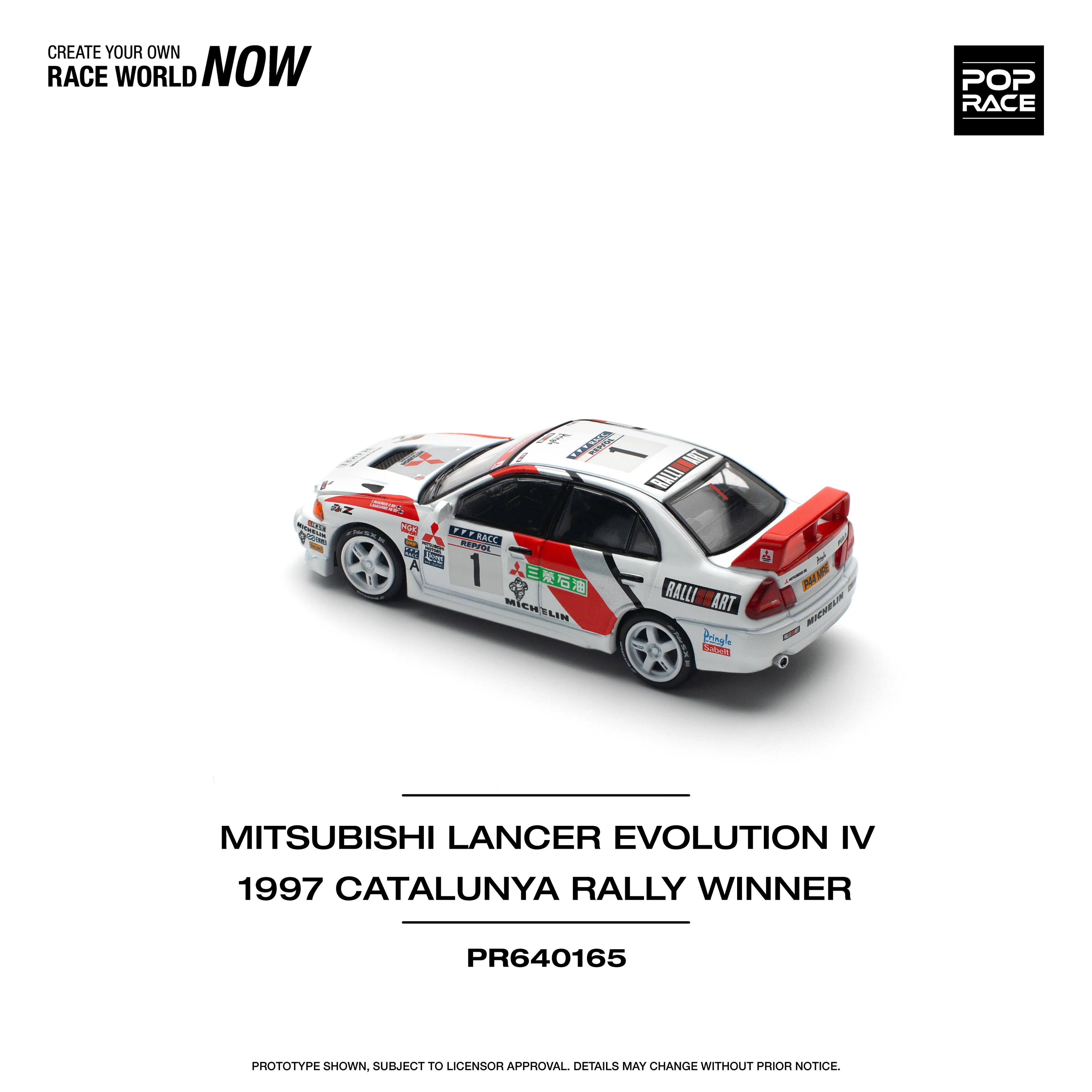 Pop Race Mitsubishi Lancer Evolution IV  1997 Catalunya Rally Winner