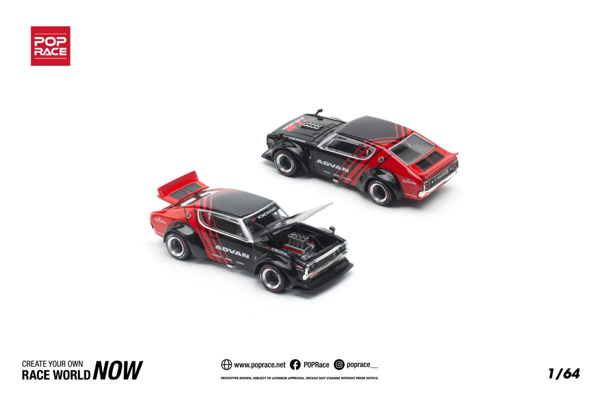 Pop Race Skyline KPGC110 (Kenmeri) Advan Livery 
